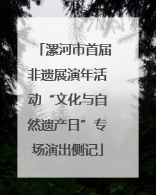 漯河市首届非遗展演年活动“文化与自然遗产日”专场演出侧记