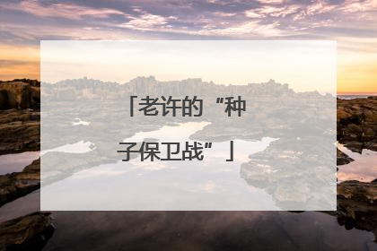 老许的“种子保卫战”