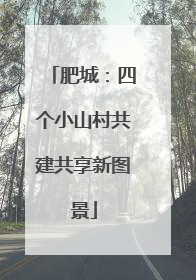 肥城：四个小山村共建共享新图景