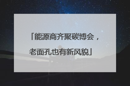 能源商齐聚碳博会，老面孔也有新风貌