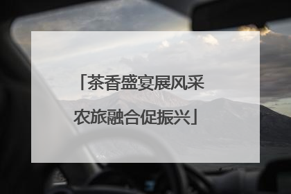 茶香盛宴展风采 农旅融合促振兴