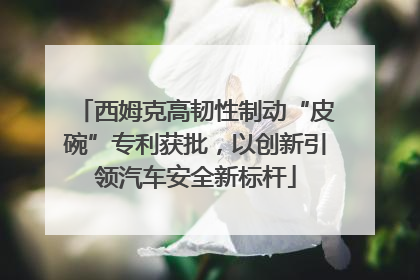 西姆克高韧性制动“皮碗”专利获批，以创新引领汽车安全新标杆