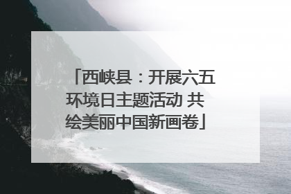西峡县：开展六五环境日主题活动 共绘美丽中国新画卷