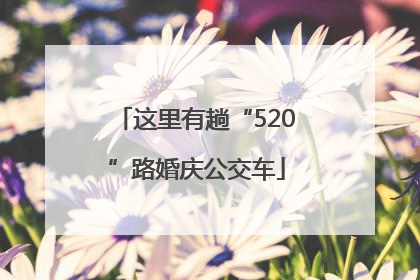 这里有趟“520”路婚庆公交车