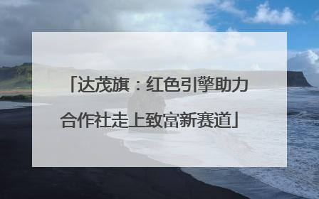 达茂旗：红色引擎助力合作社走上致富新赛道