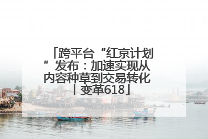 跨平台“红京计划”发布：加速实现从内容种草到交易转化丨变革618