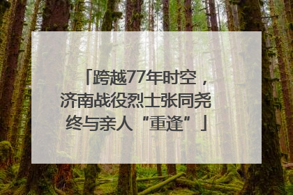 跨越77年时空，济南战役烈士张同尧终与亲人“重逢”