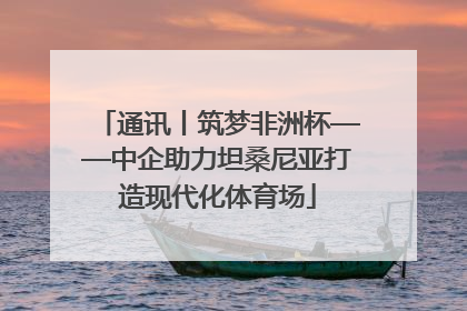 通讯丨筑梦非洲杯——中企助力坦桑尼亚打造现代化体育场