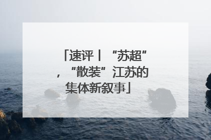 速评丨“苏超”，“散装”江苏的集体新叙事