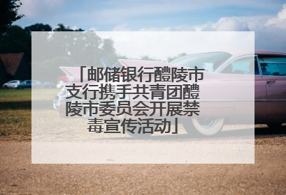 邮储银行醴陵市支行携手共青团醴陵市委员会开展禁毒宣传活动