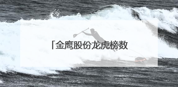 金鹰股份龙虎榜数据（6月9日）