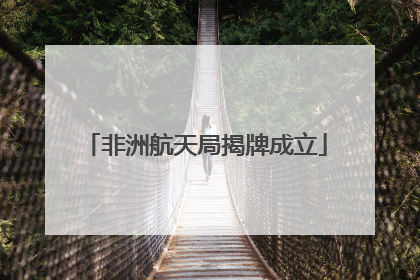 非洲航天局揭牌成立