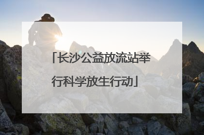 长沙公益放流站举行科学放生行动