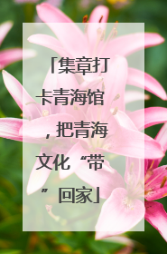 集章打卡青海馆，把青海文化“带”回家