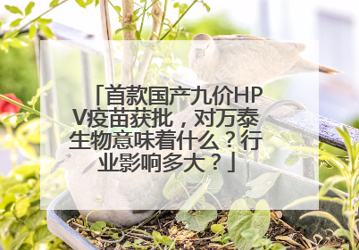 首款国产九价HPV疫苗获批，对万泰生物意味着什么？行业影响多大？