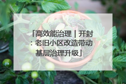 高效能治理｜开封：老旧小区改造带动基层治理升级