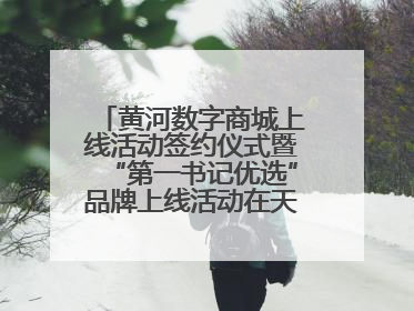 黄河数字商城上线活动签约仪式暨“第一书记优选”品牌上线活动在天桥区举行