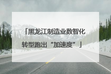 黑龙江制造业数智化转型跑出“加速度”