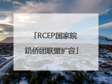 RCEP国家皖籍侨团联盟扩容